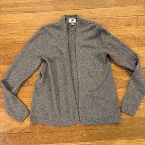 Old  Navy Gray Open Front  Sweater Top Size SP
 b20